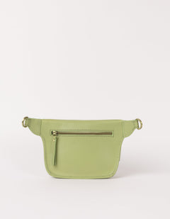 Beck's Bum Bag Classic Leather Tea Green