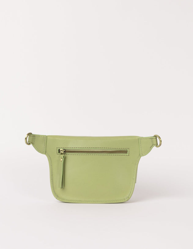 Beck's Bum Bag Classic Leather Tea Green