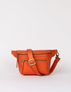 Beck's Bum Bag - Tangerine Classic Leather