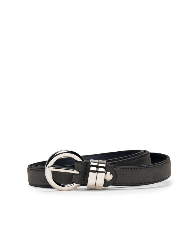Blanes Microfiber Women’s Grey Vegan Belt