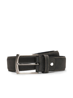 Canet Microfiber Men’s Grey Vegan Belt