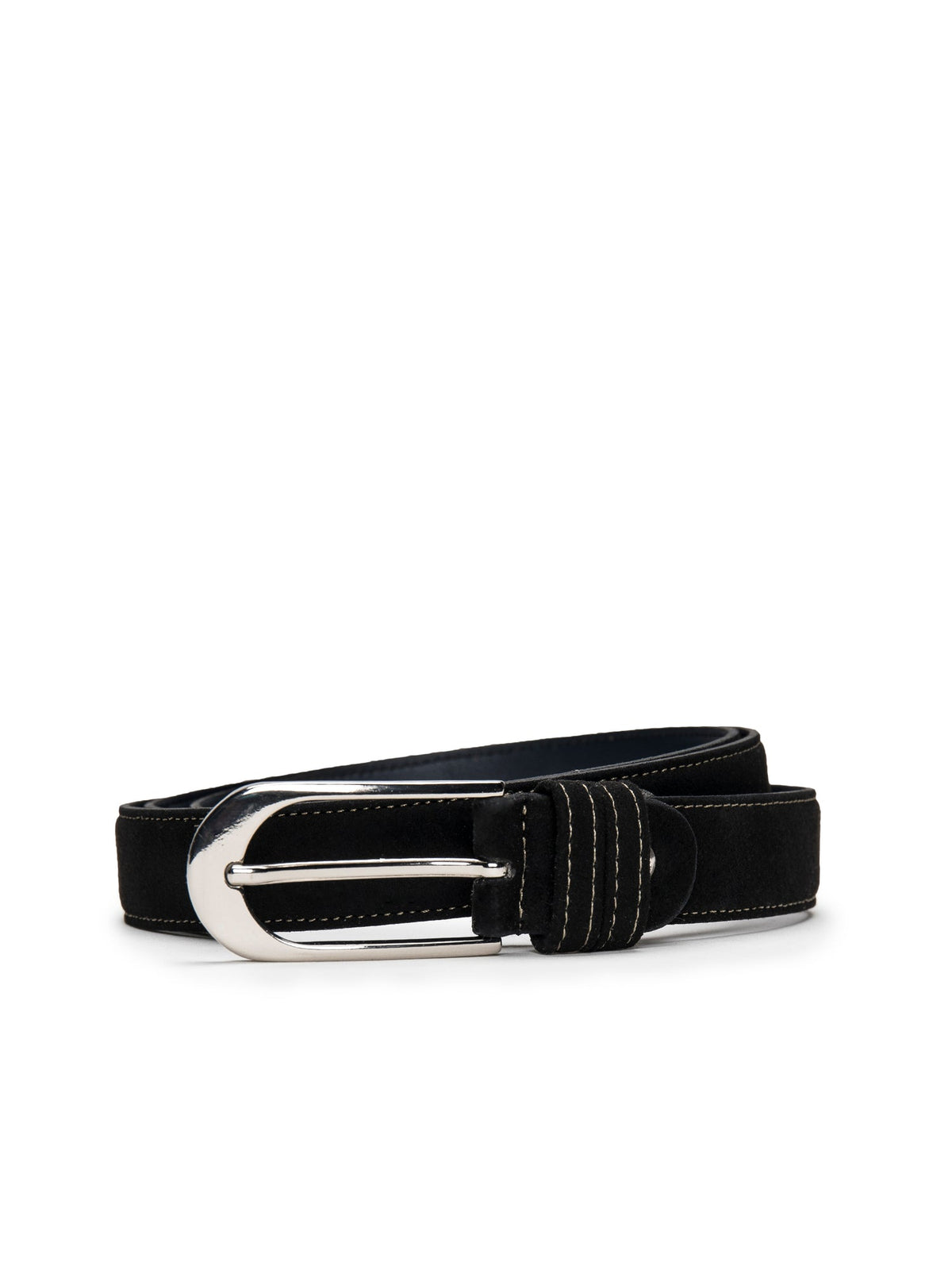Pera Microfiber Women’s Black Vegan Belt