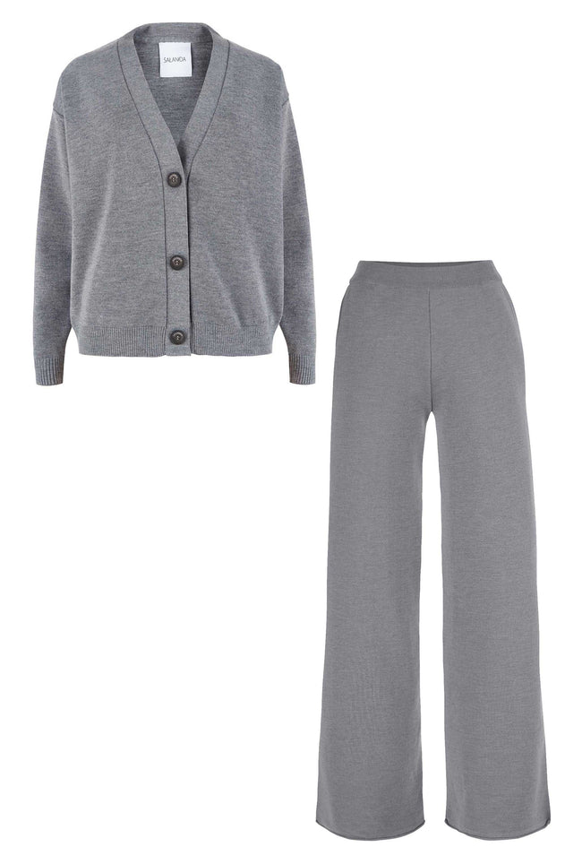 Bene Merino Co-ord Light Grey