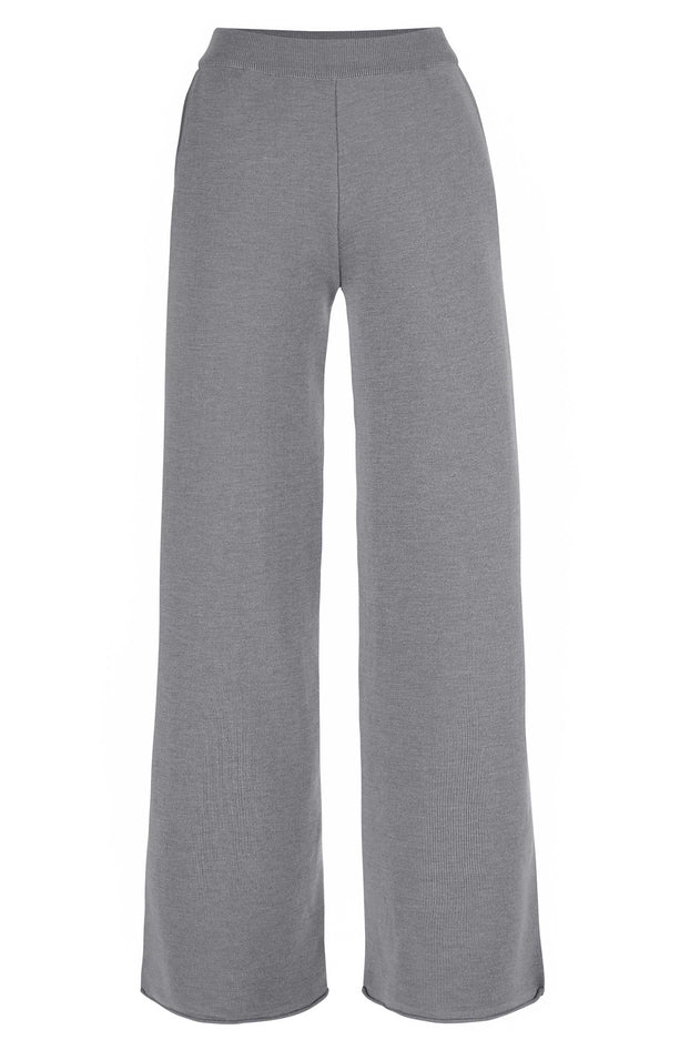 Bene Merino Wide Pants Light Grey