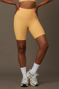 Beverly Hills Biker Shorts Peach Yellow