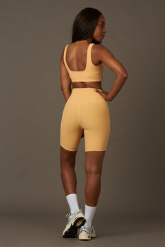 Beverly Hills Biker Shorts Peach Yellow