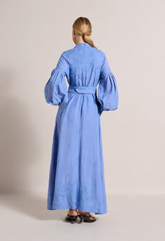 Beyonce Long Dress Milky Blue
