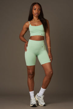 Bliss Biker Shorts Push-Up Light Green