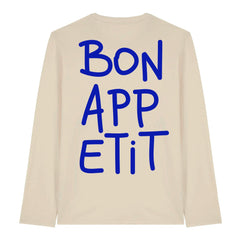 Bonappetit Long Sleeve T-Shirt Beige