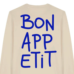 Bonappetit Long Sleeve T-Shirt Beige