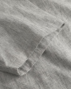 Bowling Shirt Grey Micro Stripe