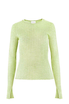 Brera Merino Long-Sleeve Top Limone