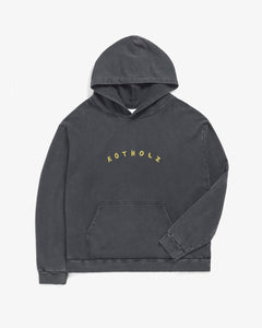 Bubbly Logo Hoodie Faded Black