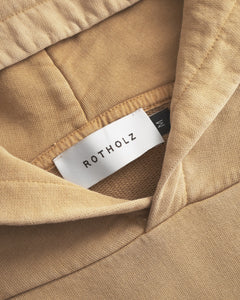 Unisex Bubbly Logo Hoodie Faded Mustard