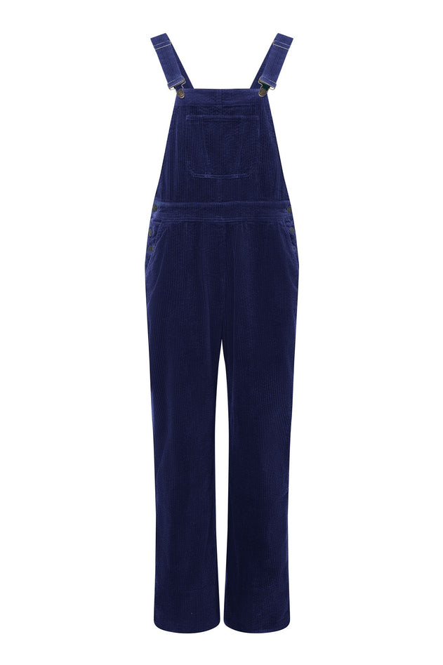 LENI Organic Cotton Cord Dungaree - Navy