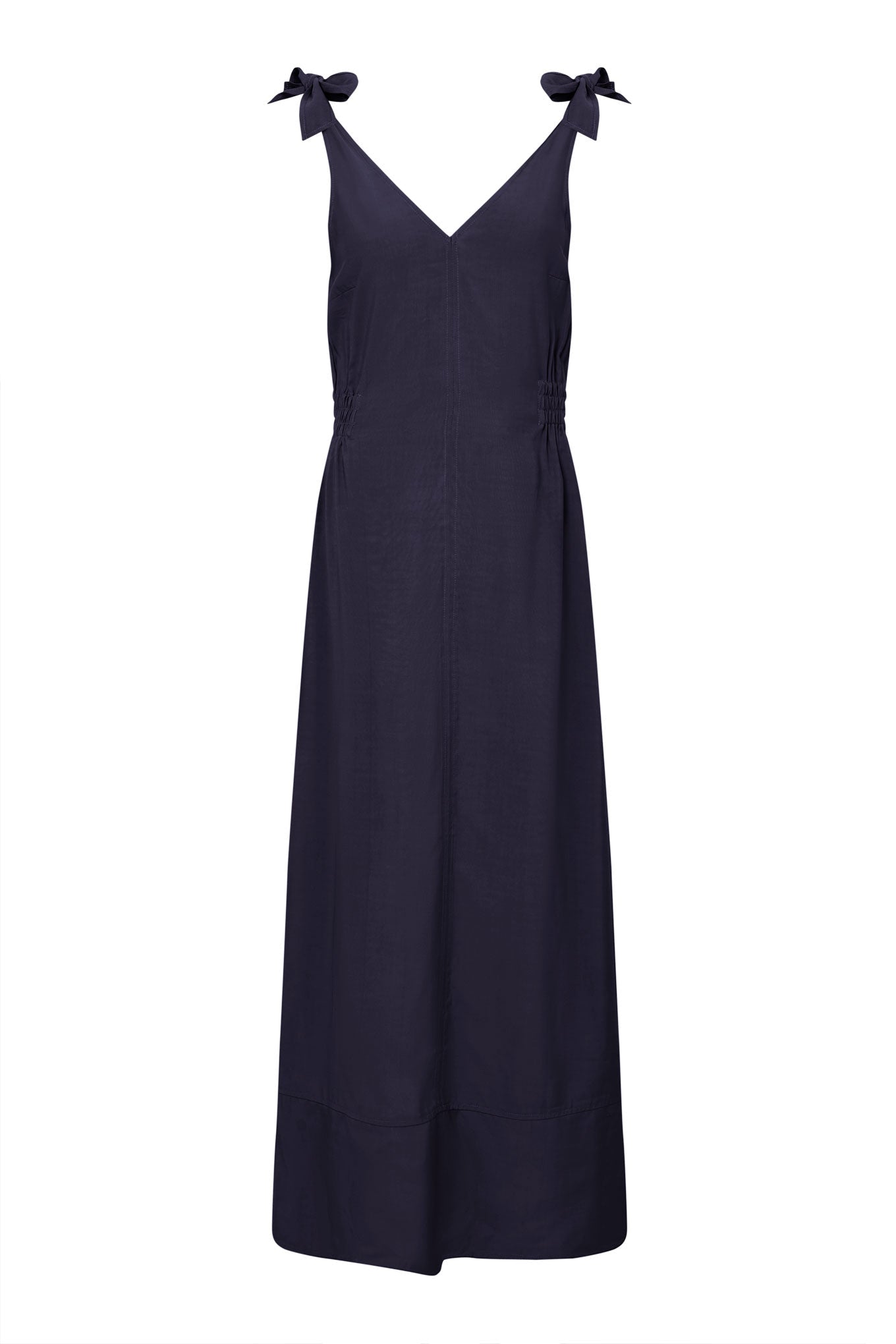 Marnie Rayon Dress Navy Blue
