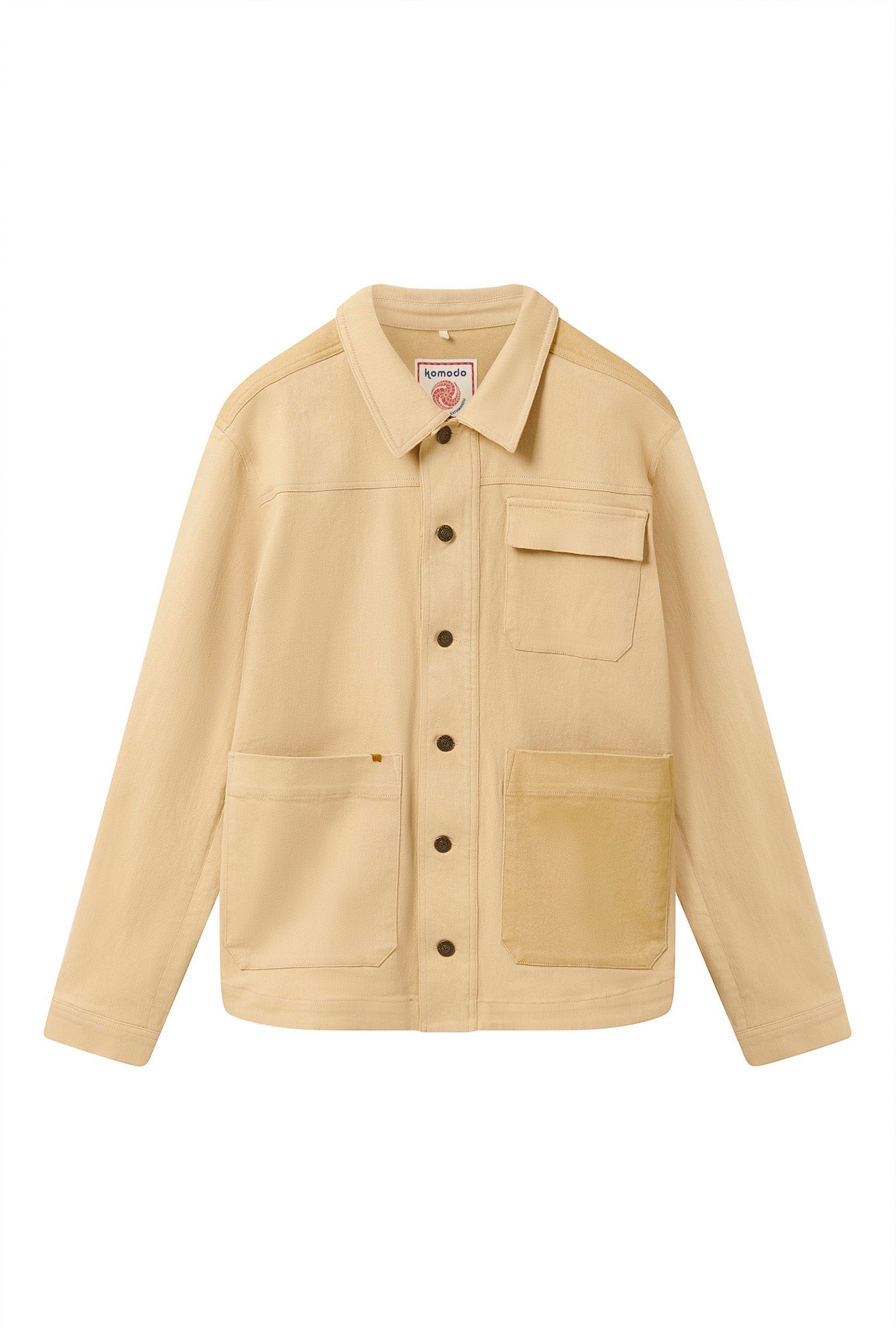 Christophe Organic Cotton Jacket Sand Patch