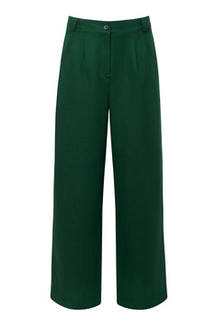 Mira Tencel Linen Blend Trouser Marine