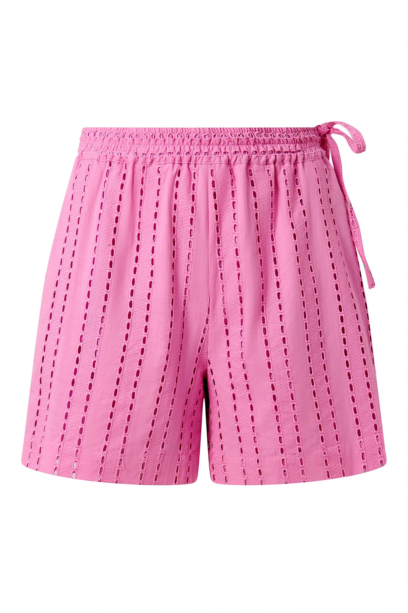 Maya Organic Broderie Shorts Pink