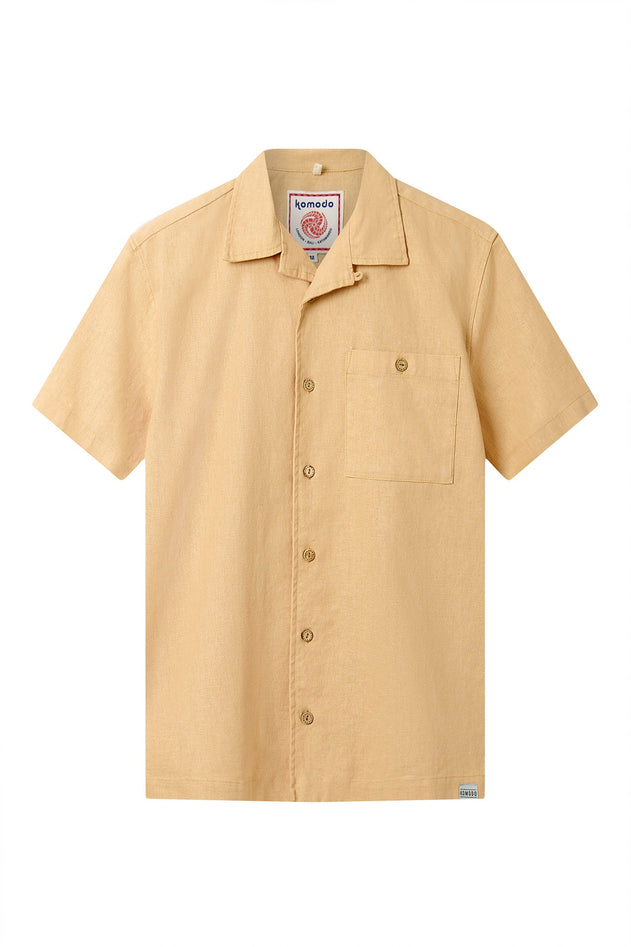 Spindrift Linen/Cotton Shirt Sand