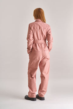LYON Organic Cotton Jumpsuit - Dusty Pink