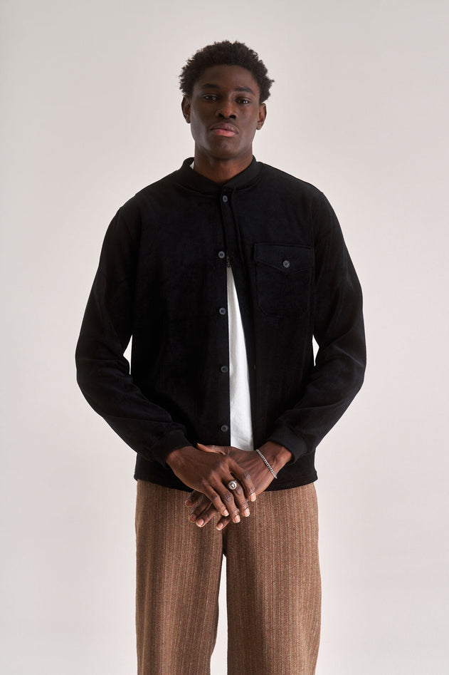 COLE Organic Cotton Poly Velvet - Black