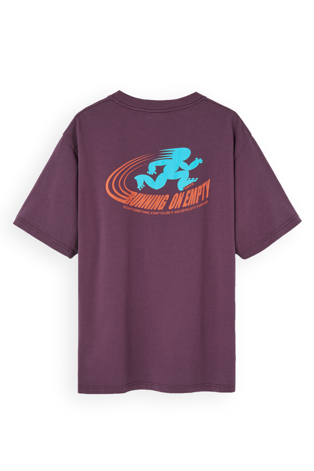 Running T-Shirt Burgundy