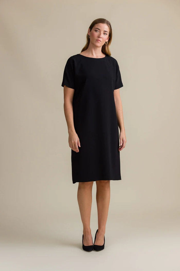 Cherish Loose Fit T-Dress Black