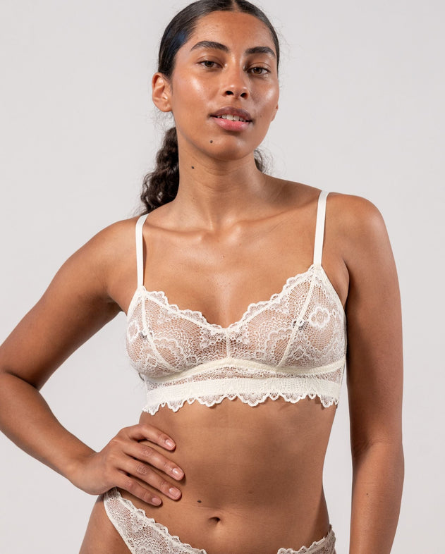 Lace Balconette Cream