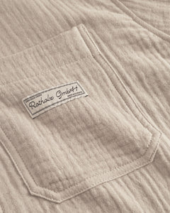 Casual Unisex Shirt Washed Sand