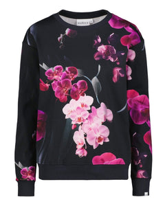 Casual Chic Print Shirt Black Orchid - IVALO.COM