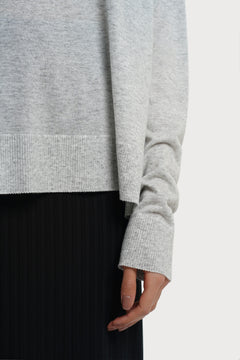 Cecile Knitted Sweater Grey Melange