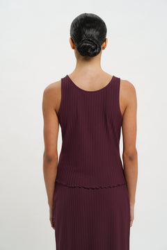 Chami Tank Top Wine Red
