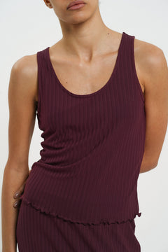 Chami Tank Top Wine Red