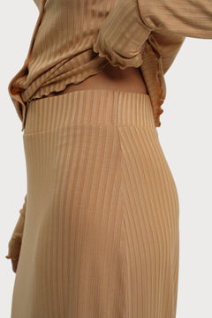 Coco Skirt Camel Brown - IVALO.COM