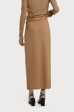 Coco Skirt Camel Brown - IVALO.COM