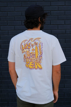Men's Life by the Sea VII by P.Bueno Pigment T-Shirt Foam White