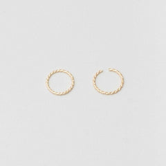 Tiny Twisted Mini Hoops