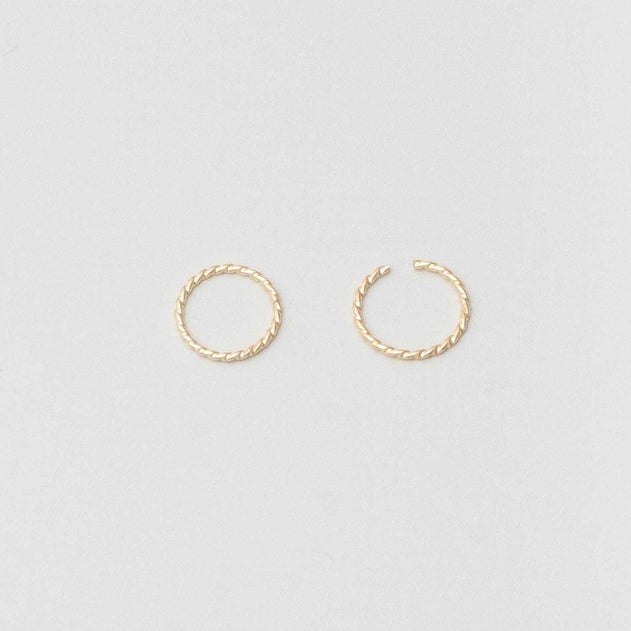 Tiny Twisted Mini Hoops