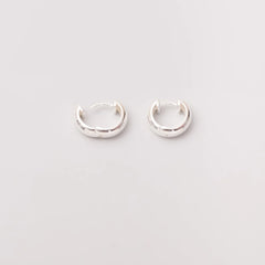 Shiny Huggie Hoop Earring