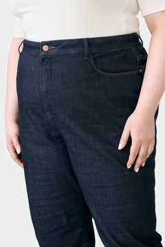 Stardust O-Shape Plus Size Jeans Dark Indigo