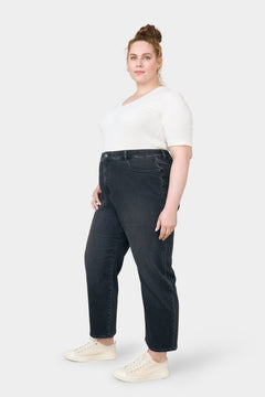 Stardust O-Shape Jeans Plus Size Black