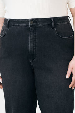 Stardust O-Shape Jeans Plus Size Black