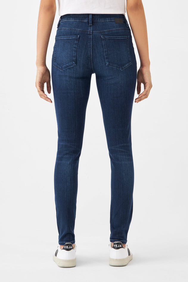 Sun Up Skinny Basic Jeans Dark Blue