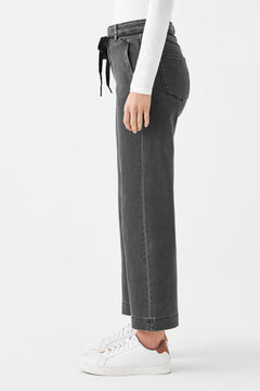 Dew Cropped Jeans Medium Grey