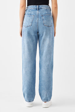 Dawn Wide Minimal Jeans Light Blue