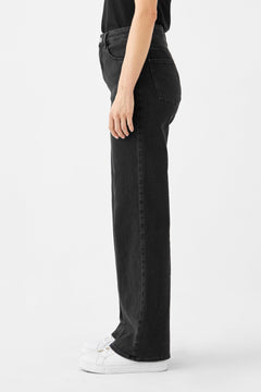 Dew Flared Soft Jeans Black Denim