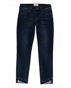 Mid Sun Slim Jeans Cropped Dark Denim