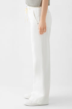Dew Flared Pants White
