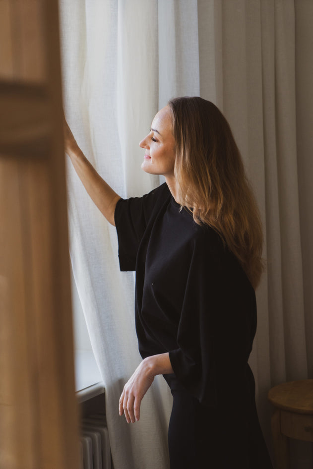 Mena Loungewear With T-Shirt Black